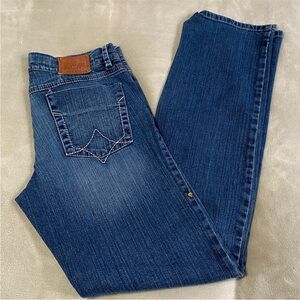 Red by Marc Ecko Heart Cut Blue Denim Jeans